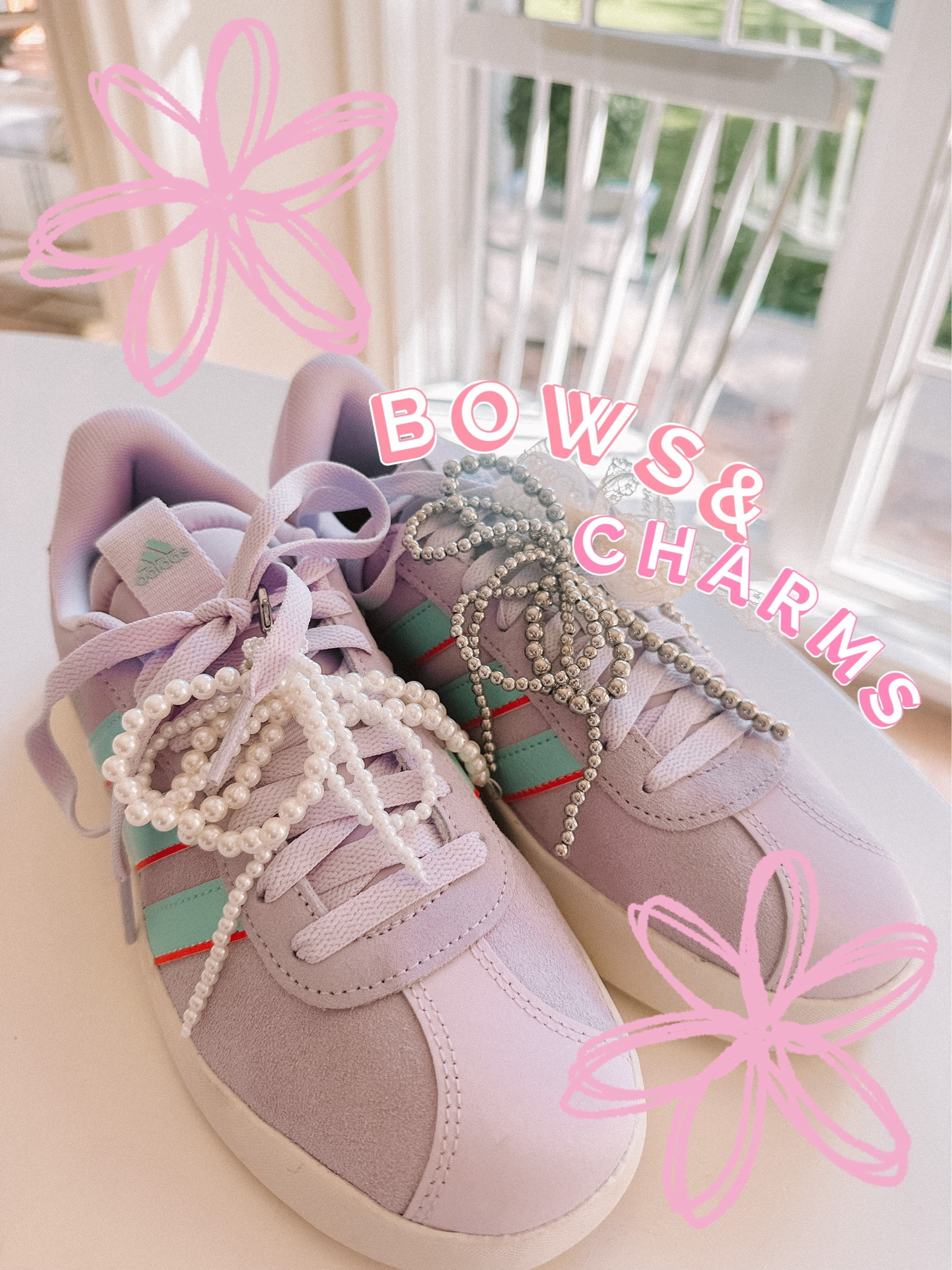 Mamas and Teen Girls, CUTE trend alert 🎀🙌! 

Step up your sneaker game with the cutest accessories—beads, ribbons, bows, and charms that let you totally customize your tennies! 🎀✨ Perfect for any age, but teen girl mamas, take note: these are the trendy must-haves for adding a little extra to their step. 💕 Fun, playful, and totally unique—because shoes should be as fun as the ones wearing them!

#CustomTennies #SneakerStyle #TeenTrendAlert #CuteAndCasual #AccessorizeEverything #TeenGirlMomLife #SneakerCharms #ShoesWithPersonality #FashionForAllAges #TrendyAndFun

#LTKStyleTip #LTKFamily #LTKShoeCrush