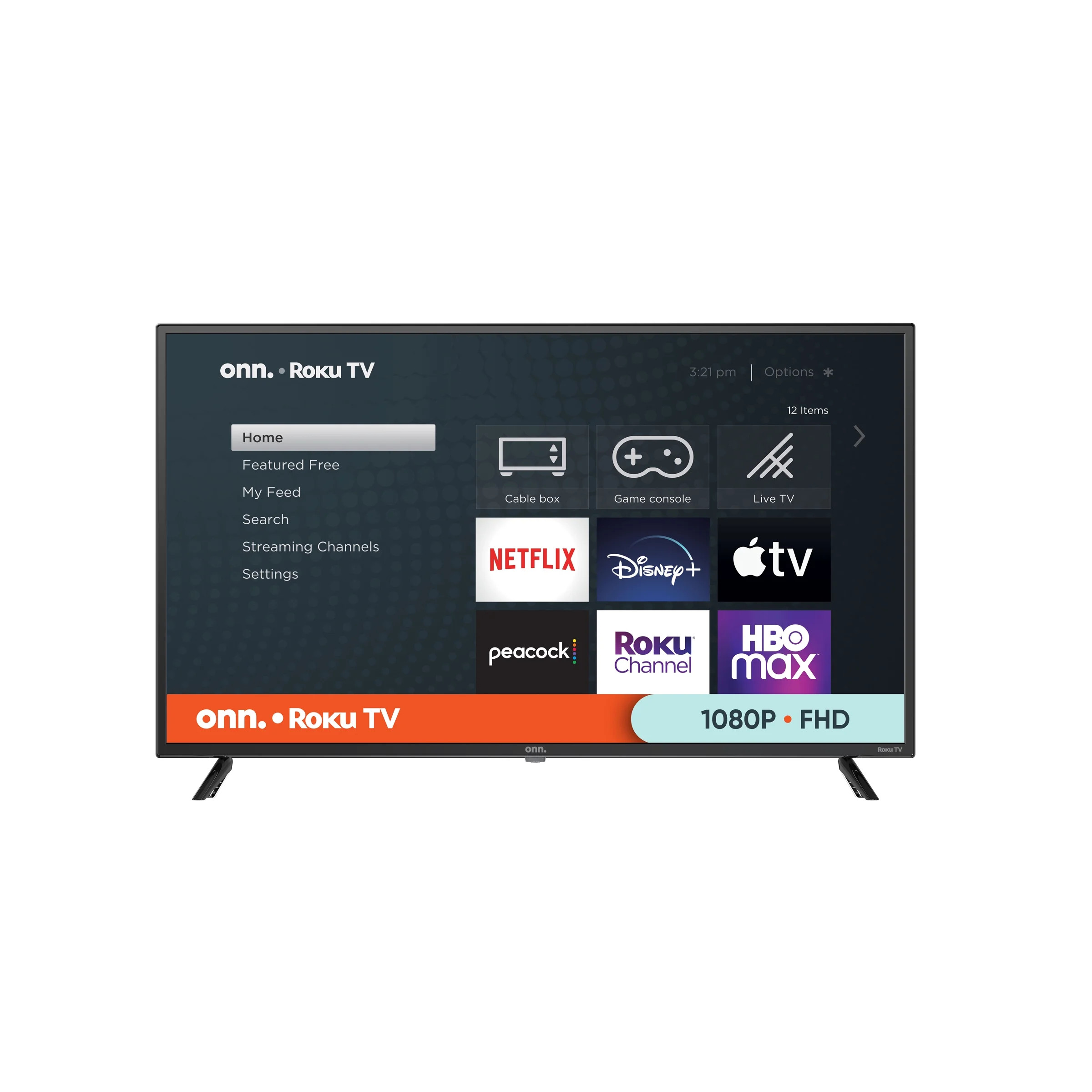 onn. 40" Class FHD (1080P) LED Roku Smart TV HDR (100058007) | Walmart (US)