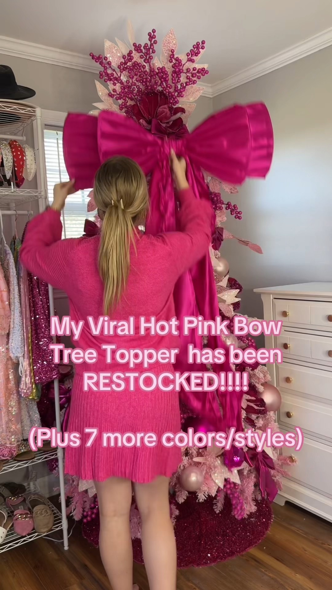 7 christmas tree bow toppers 

#LTKHome #LTKSeasonal