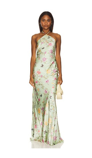 Millau Maxi Dress in Green Floral Multi | Revolve Clothing (Global)