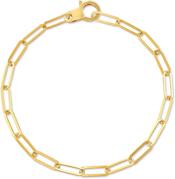 Kendra Scott Large Paperclip Chain Bracelet in 18k Gold Vermeil | Amazon (US)