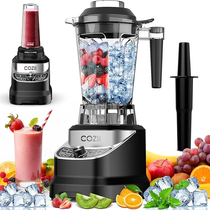 Professional Blender 2000W, Smoothie Countertop Blenders for Kitchen,7 Preset Programs for Ice Cr... | Amazon (US)