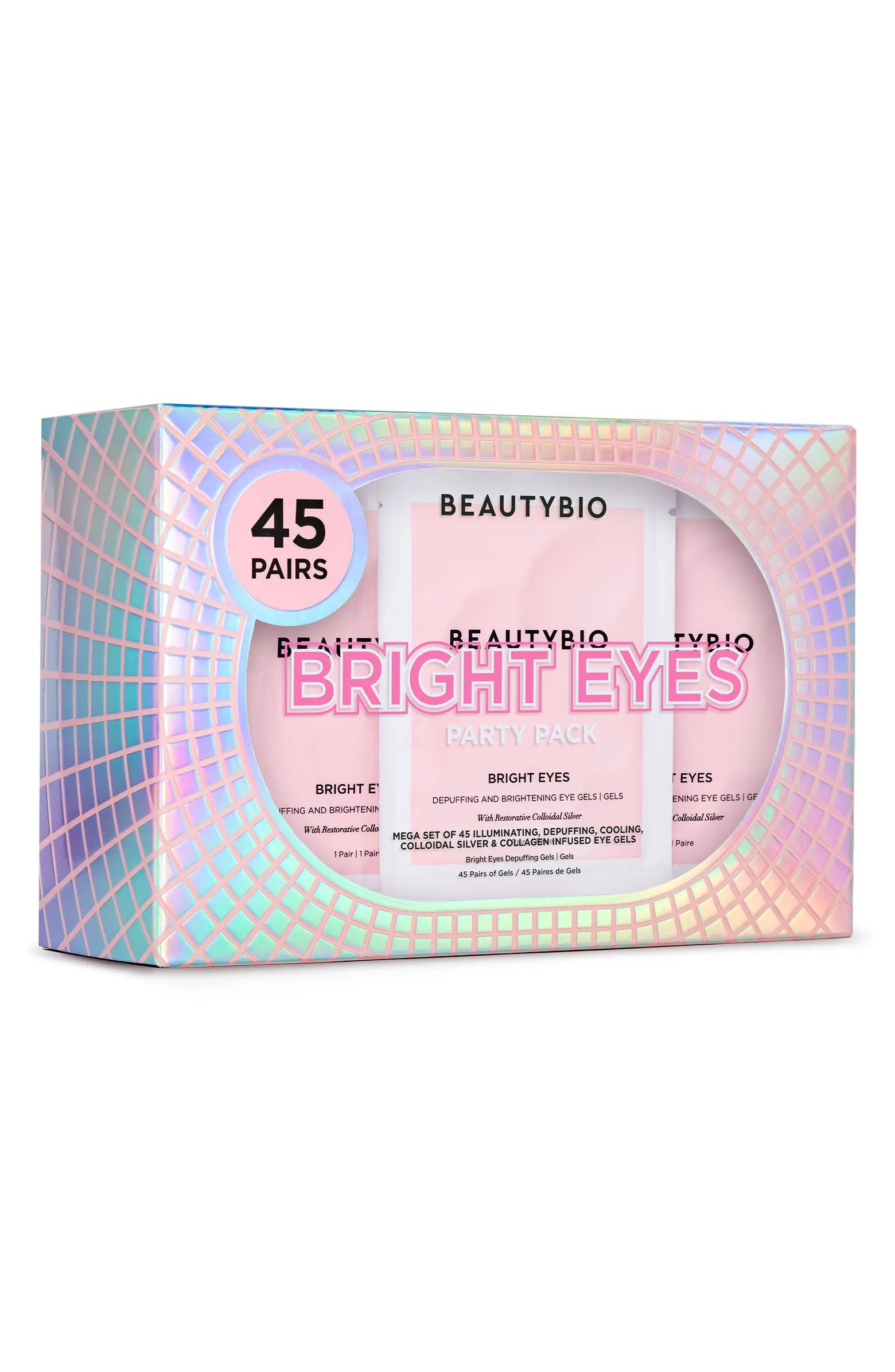 BeautyBio Bright Eyes Illuminating Colloidal Silver + Collagen Eye Patch Party Pack $120 Value | ... | Nordstrom