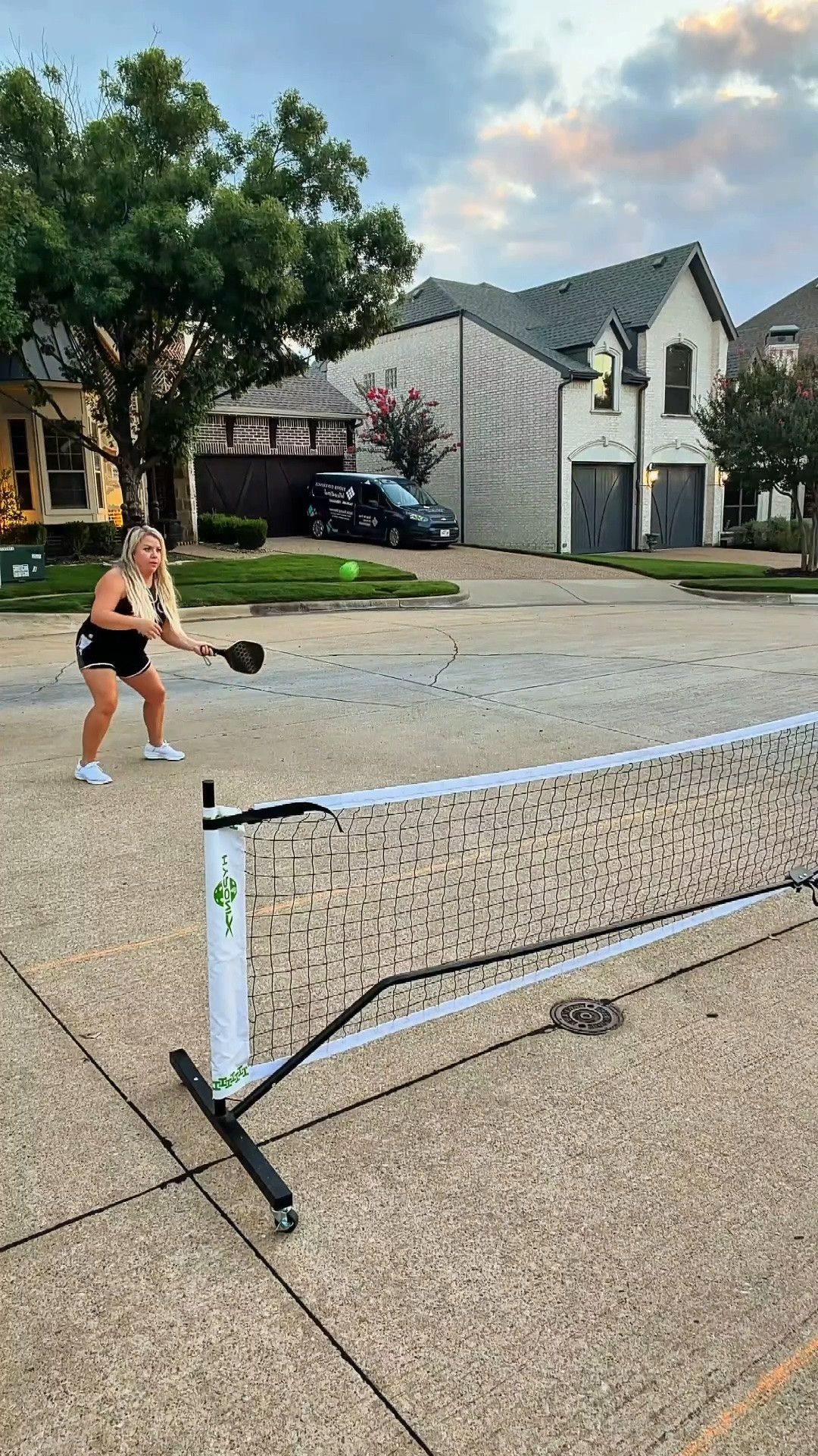 Driveway pickleball? Yes, please! This portable pickleball net on wheels is easily movable, collapsible and sturdy for easy set up, take down, and hours of play.

#LTKHome #LTKActive #LTKmomlife