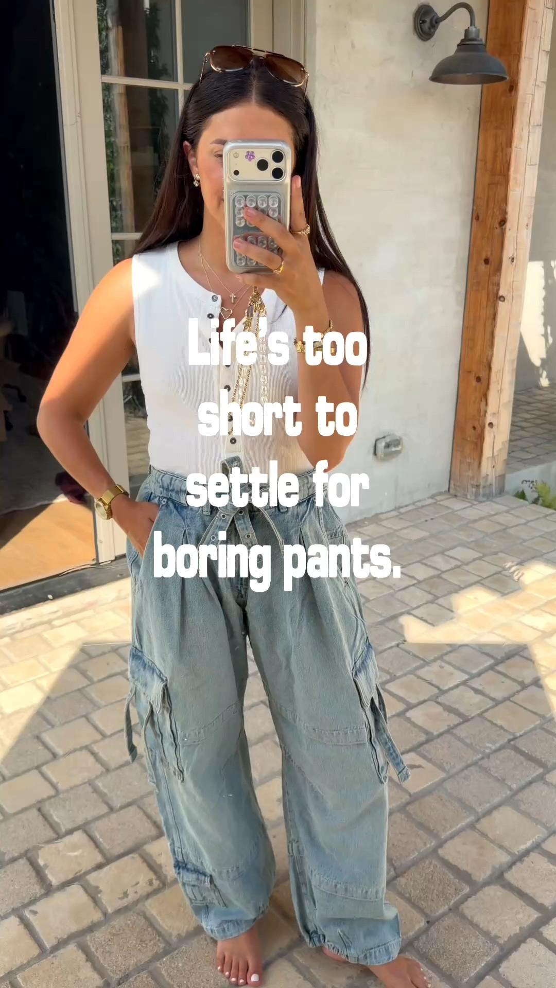 SO into a fun flattering pant with a simple tank!! Long gone of the days of just wearing straight denim jeans to dress up👏🏼

Dressupbuttercup.com #dressupbuttercup #dederaad

#LTKootd #LTKmomlife #LTKSeasonal