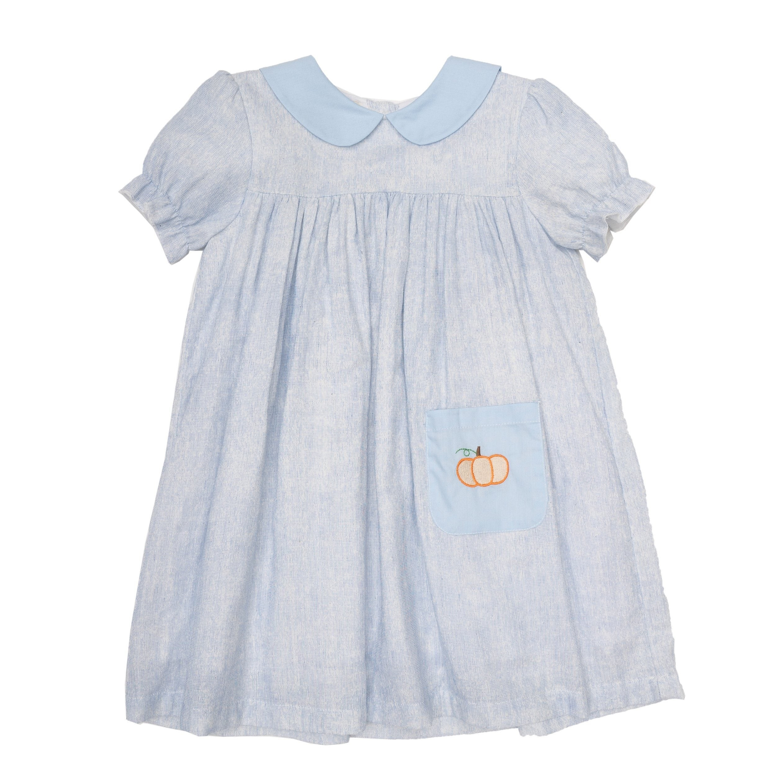 Nina Blue Pumpkin Dress | The Oaks Apparel Company