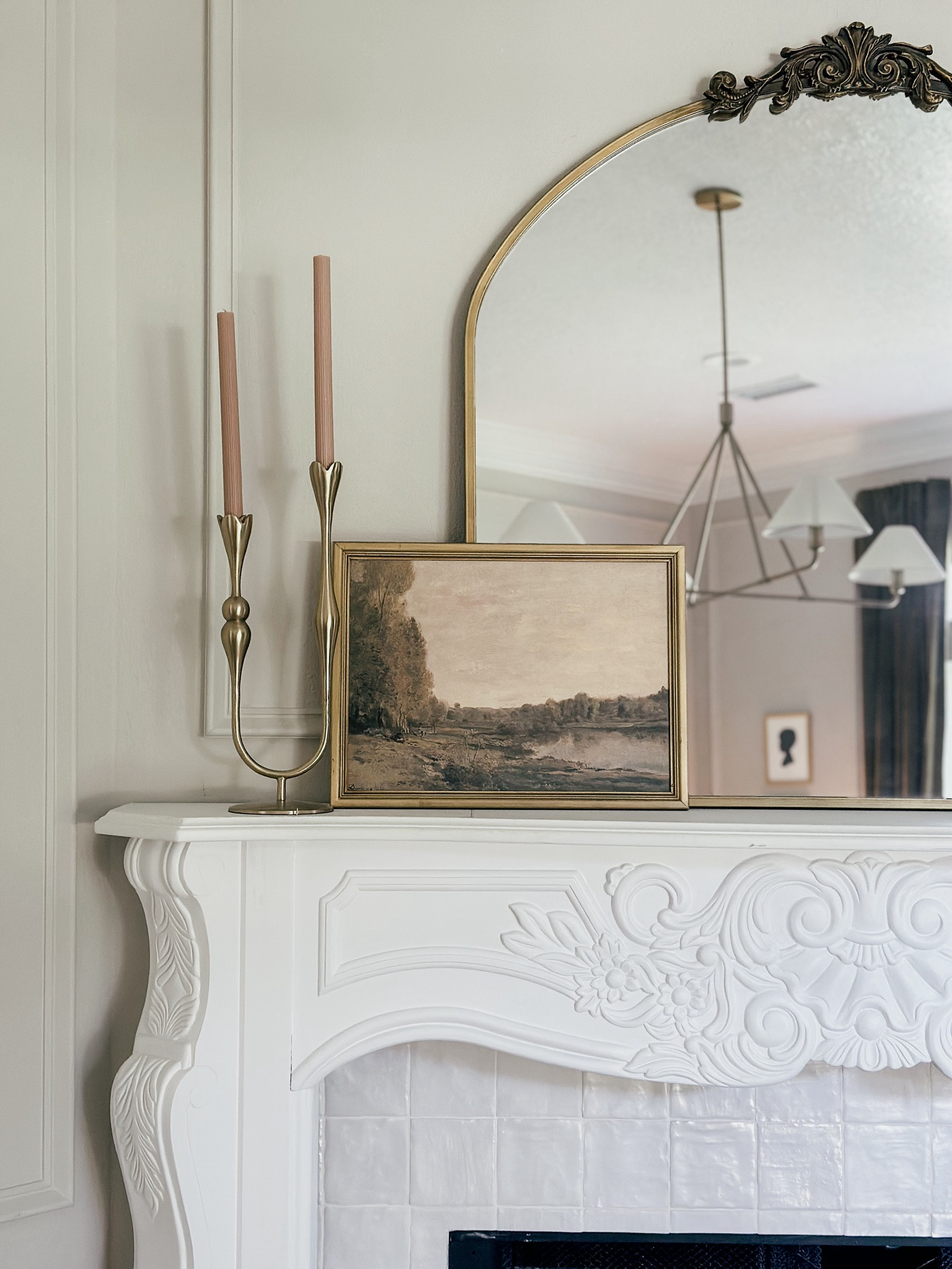 Love this beautiful art piece from magnolia! 

Anthropologie home decor candle mantle mirror Lulu and Georgia THEBLOOMINGNEST 

#LTKHome #LTKFindsUnder50 #LTKSaleAlert