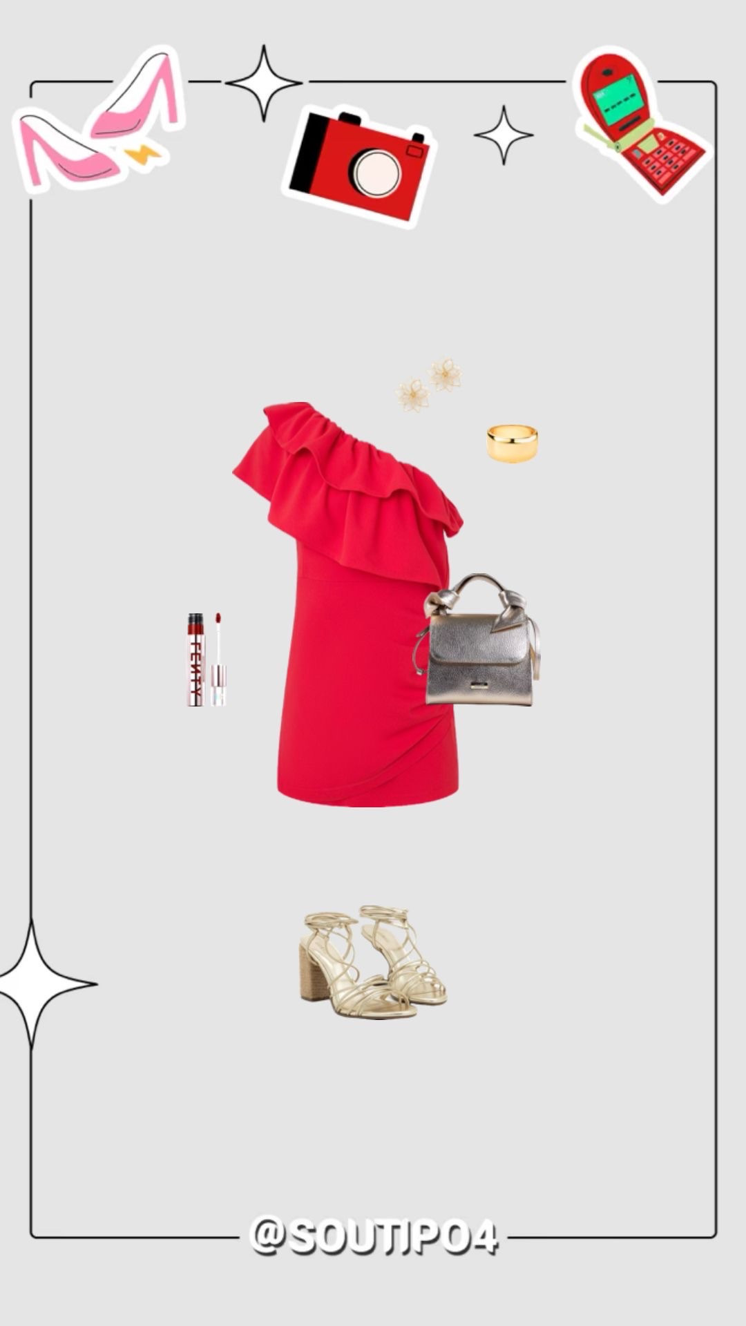 Vestido de babados assimétrico curtinho para o Natal

#LTKdicadeestilo #LTKroupadefesta #LTKbrasil