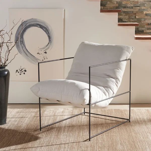 Christner 26'' Wide Linen Armchair | Wayfair North America