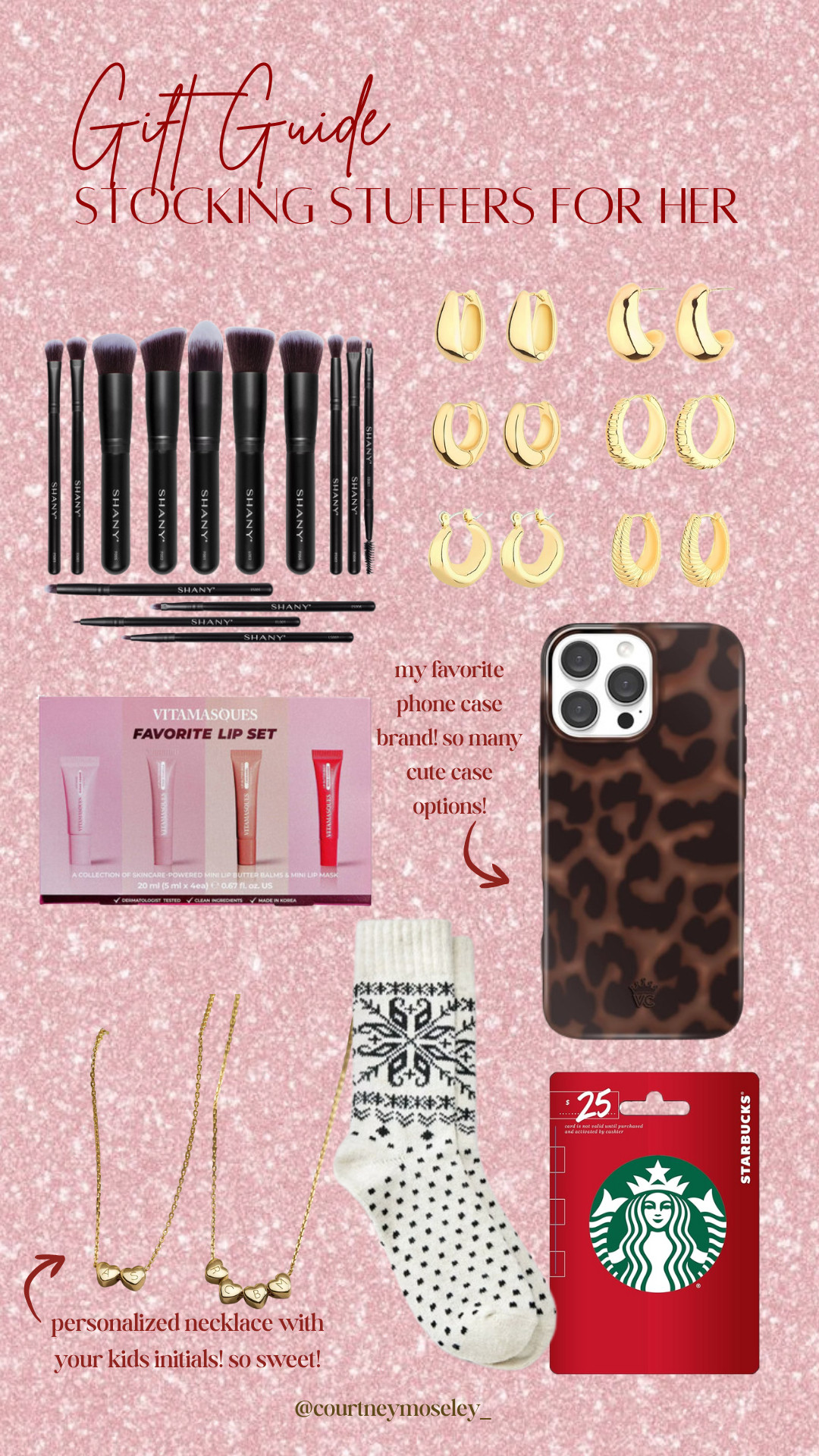 Stocking stuffer ideas for her! You can never go wrong with a starbucks gift card 😂 

 #LTKGiftGuide #LTKHoliday