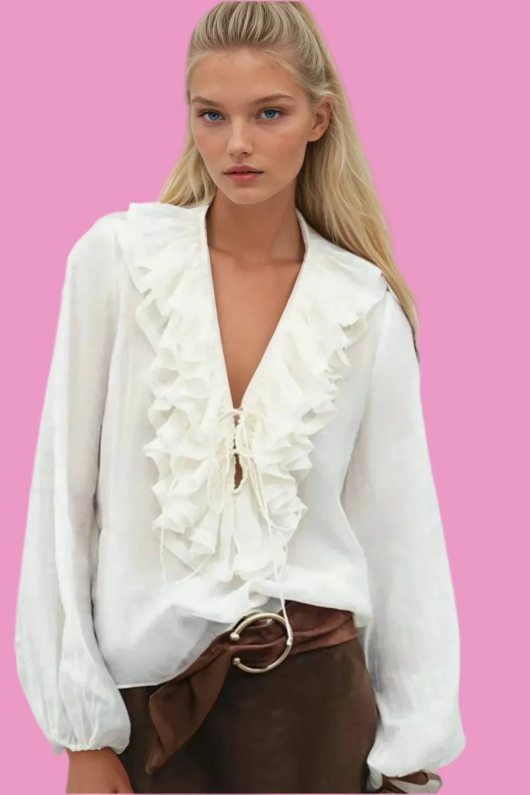 Pre-Order The Petra Blouse | Teggy French
