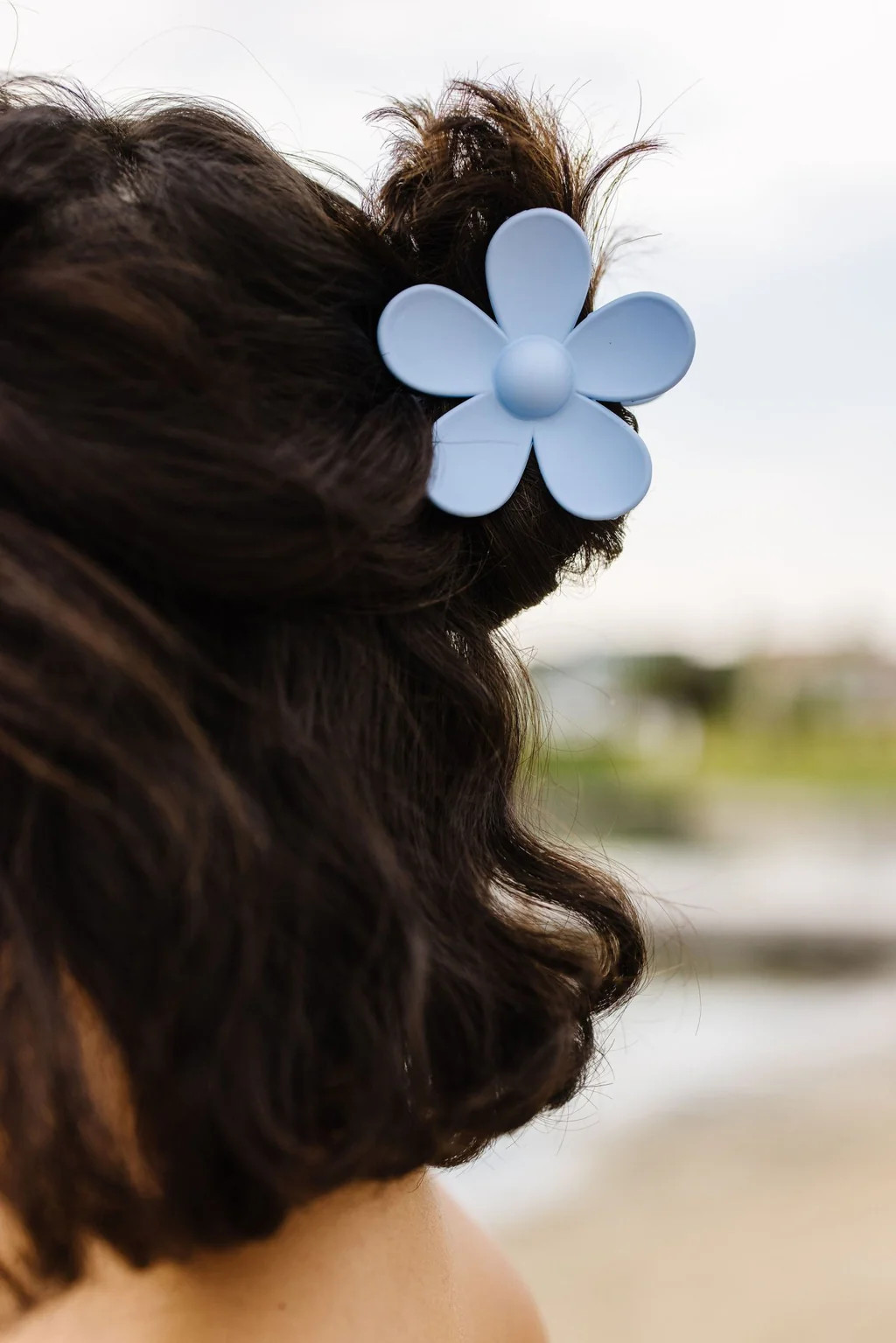 Blue Flower Claw Clip | Shop Andi