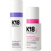 K18 Biomimetic Hairscience Airwash and Heatbounce Bundle | Cult Beauty