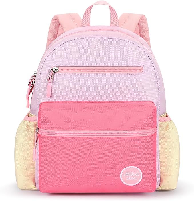mibasies Toddler Backpack for Girls 2-4: Preschool Backpack for Girls - Kindergarten Bookbag for ... | Amazon (US)