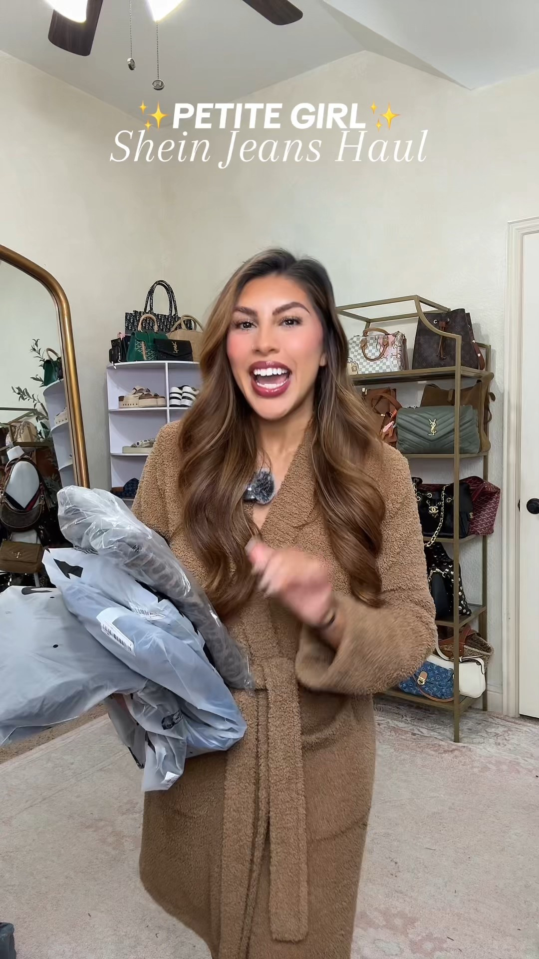 Petite girl approved 🙌 These @SHEIN jeans actually fit without a trip to the tailor 👖✨ #sheinhaul #petitefashion #shein #petitestyle #jeanshaul 

#LTKFindsUnder50 #LTKSeasonal #LTKPetite