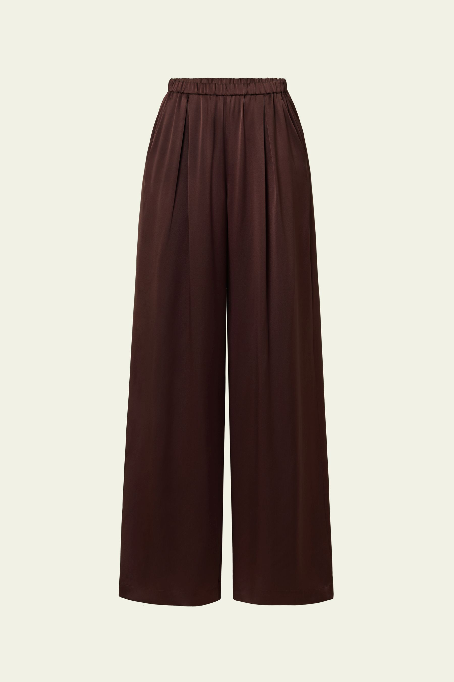 Silk Charmeuse Wide-Leg Pants | LILYSILK