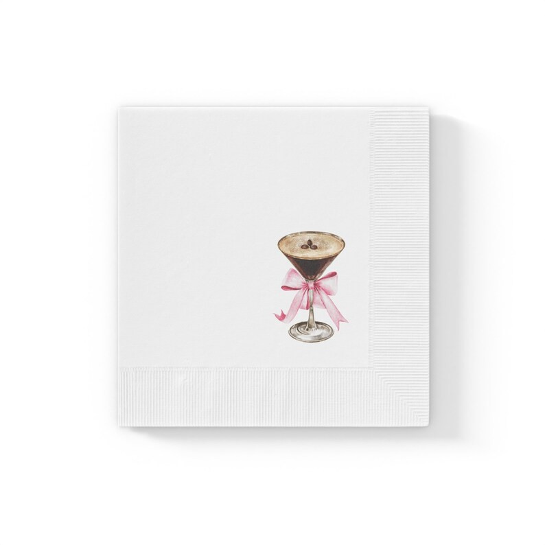 Espresso Martini Theme, Espresso Party, Custom Napkins, Tini Bit Older, Birthday Theme, Martinis ... | Etsy (US)