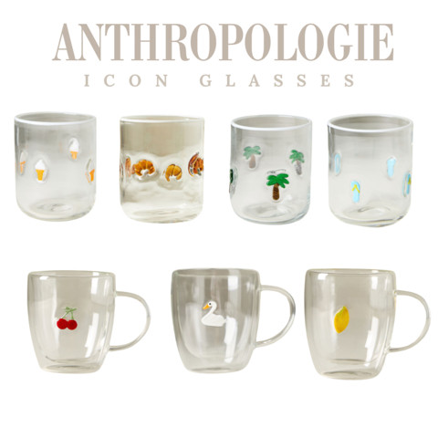 The viral Anthropologie Icon Juice glass is now available in mugs! ✨🩵 New icons for spring/summer- the perfect household or grad gift. 

 #LTKSeasonal #LTKHome