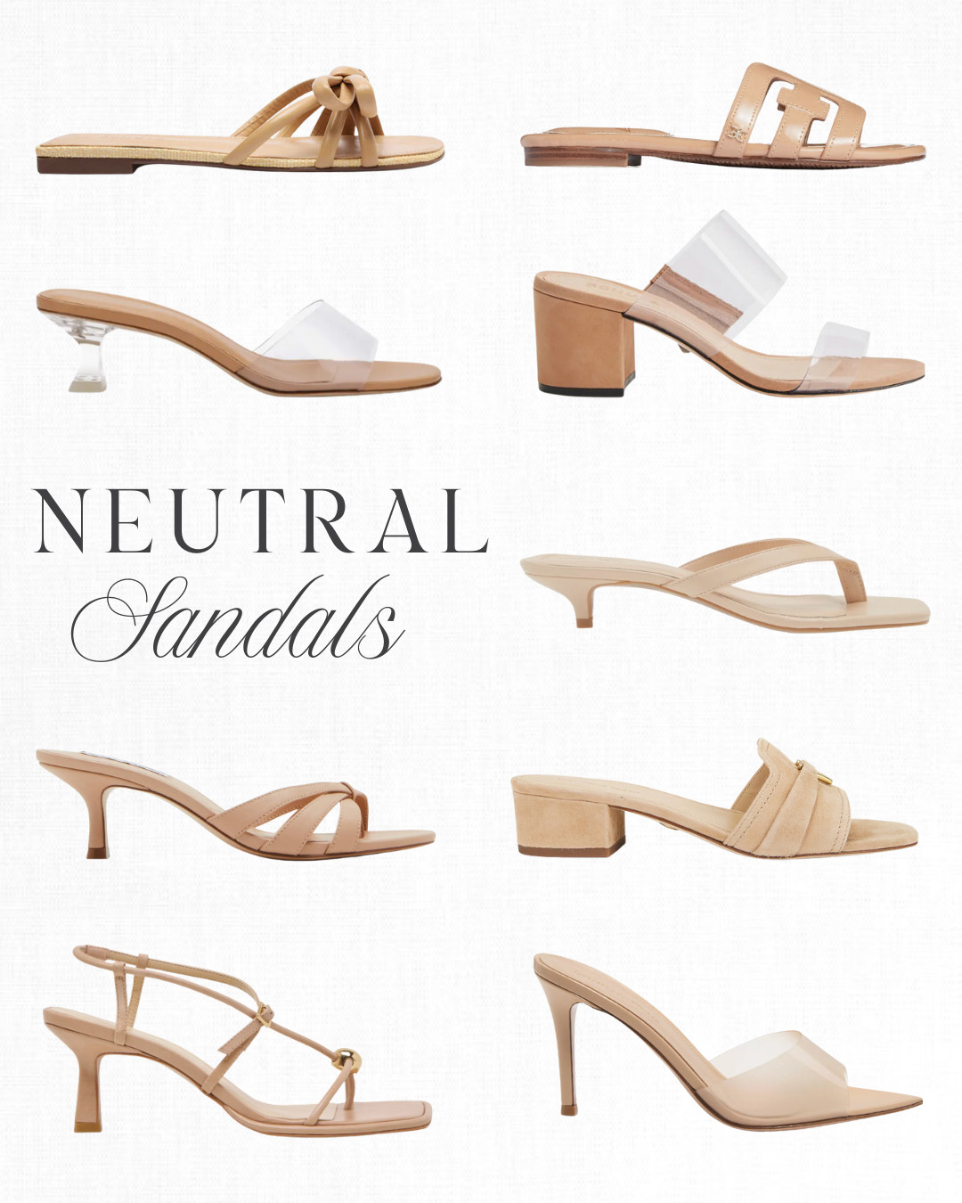 Neutral summer sandals! These go with ALL your outfits! Wear with a pair of jean or to that wedding you have coming up! 

 

#LTKSummerEdit #LTKFindsUnder100 #LTKShoeCrush