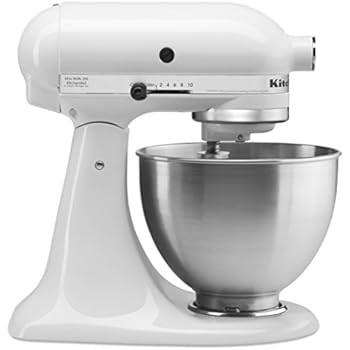 KitchenAid 4-1/2-Quart Ultra Power Stand Mixer, White | Amazon (US)
