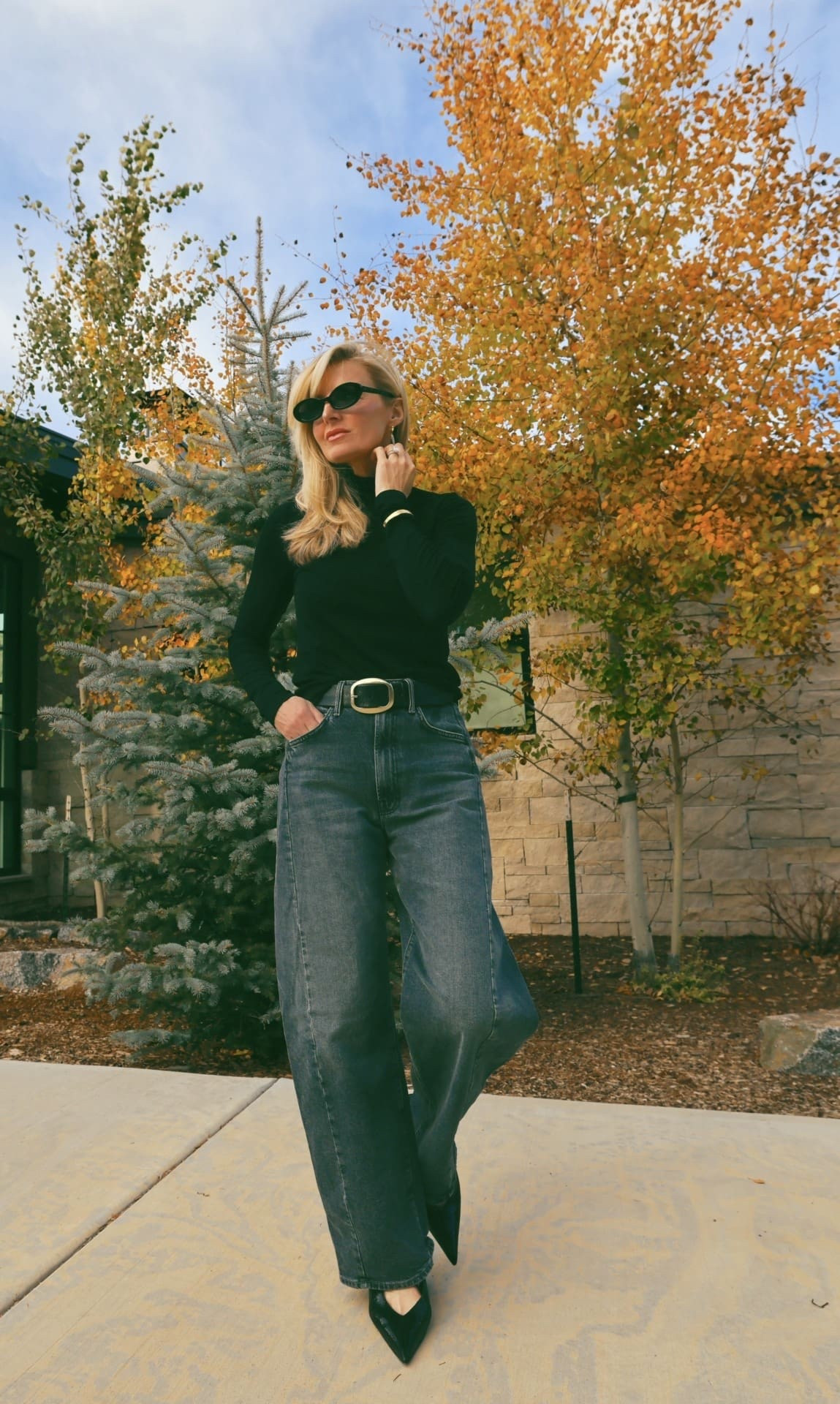 I swore I would never wear the barrel-leg trend. And then… you all convinced me to try these.

And wow.
Sometimes fashion surprises me. Even after all of these years working in this industry.

These give your outfit instant personality. They’re playful, sculptural, and bring a cool factor you simply don’t get from traditional cuts. They’re comfortable, fun, and definitely a conversation-starter.

Taking risks in fashion is such a low-stakes way to feel courageous in life. Try the trend that intrigues you and more risk-taking is sure to follow. You might surprise yourself too!

#LTKStyleTip #LTKSeasonal #LTKOver40