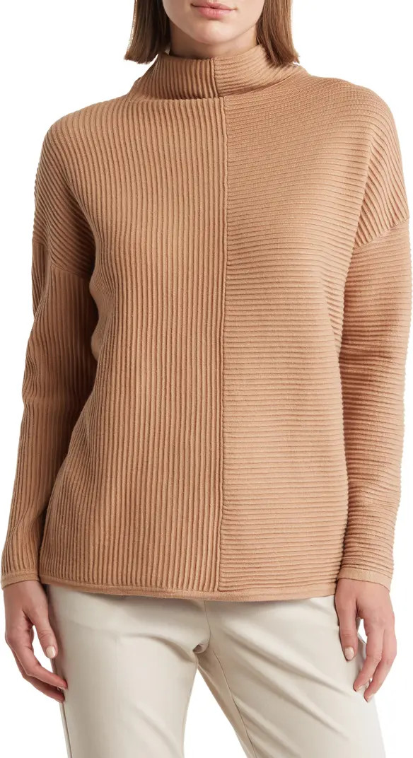 Mock Neck Ribbed Sweater | Nordstrom Rack