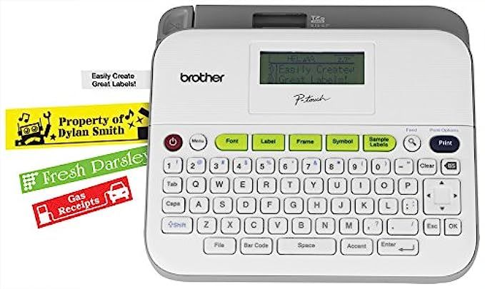 Brother P-touch, PTD400VP, Versatile Label Maker with Carry Case and Adapter, Compact Design, Easy-t | Amazon (US)