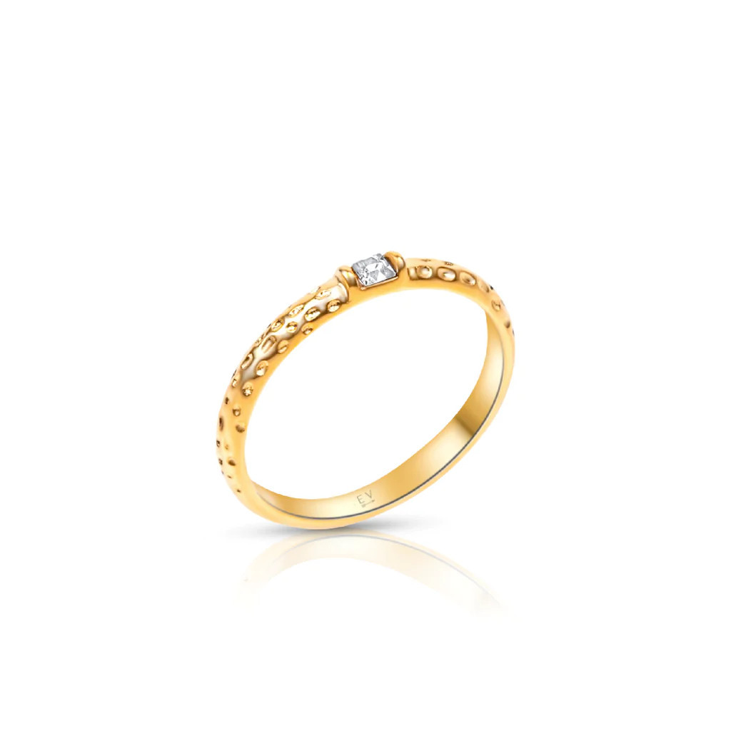 Ellie Vail - Paige Dainty Textured Ring | Ellie Vail Jewelry
