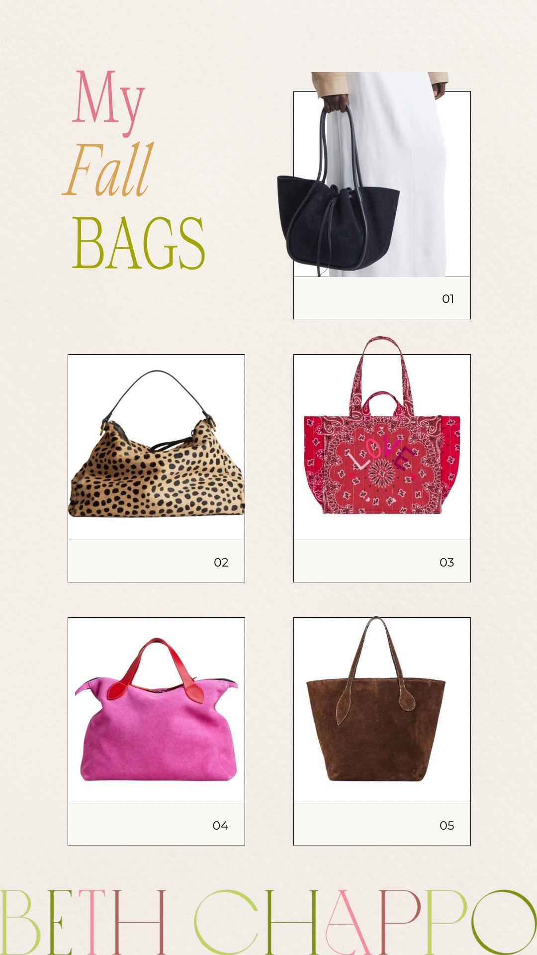 My Fall Bags 🍂🌈