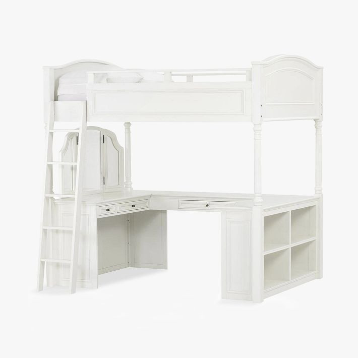 Chelsea Vanity Loft Bed | Pottery Barn Teen