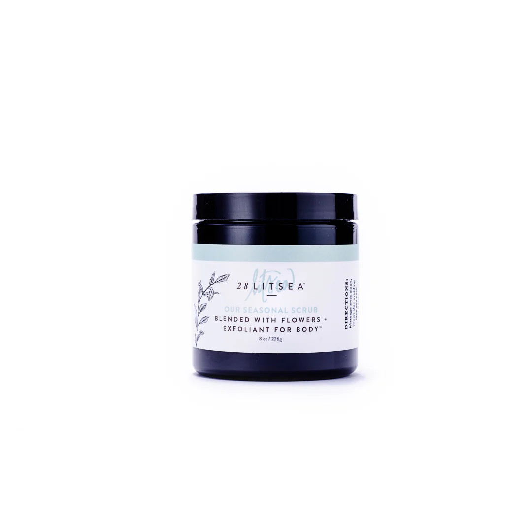 Blended With Flowers + Exfoliant For Body - Winter Seasonal Scrub | 28 Litsea