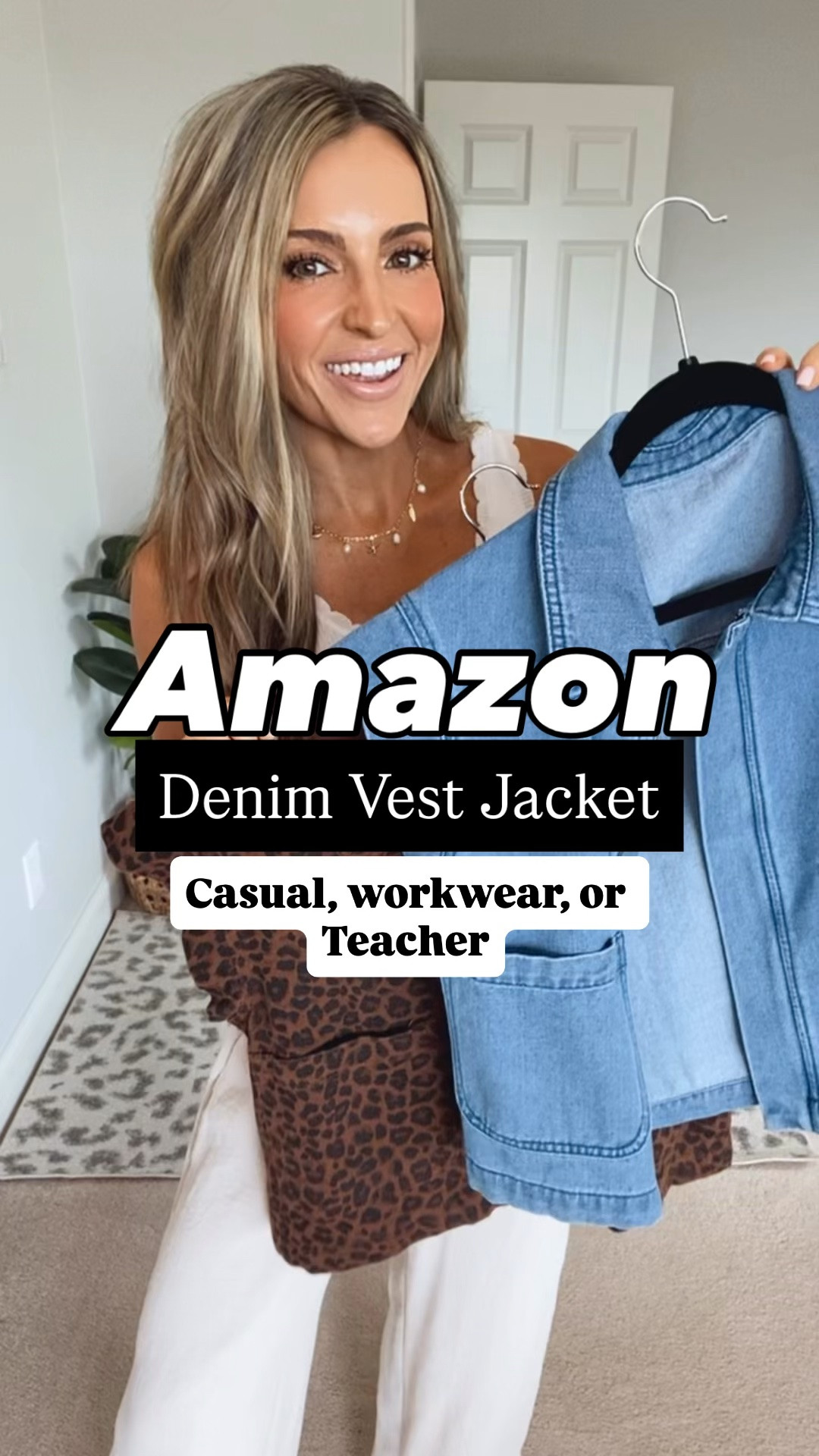 The perfect layering denim jacket for summer & fall! The cap sleeves are adorable and so flattering on the arms! Wearing size small

#LTKWorkwear #LTKSeasonal #LTKootd
