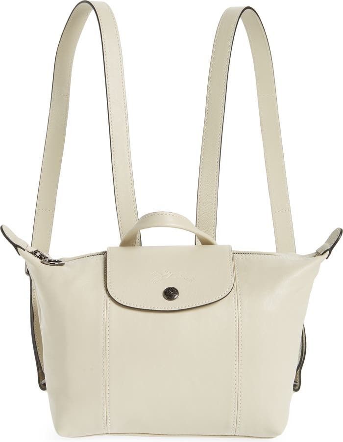 Longchamp Top Handle Backpack Beige Bag Pastel Spring Outfits Budget Fashion | Nordstrom