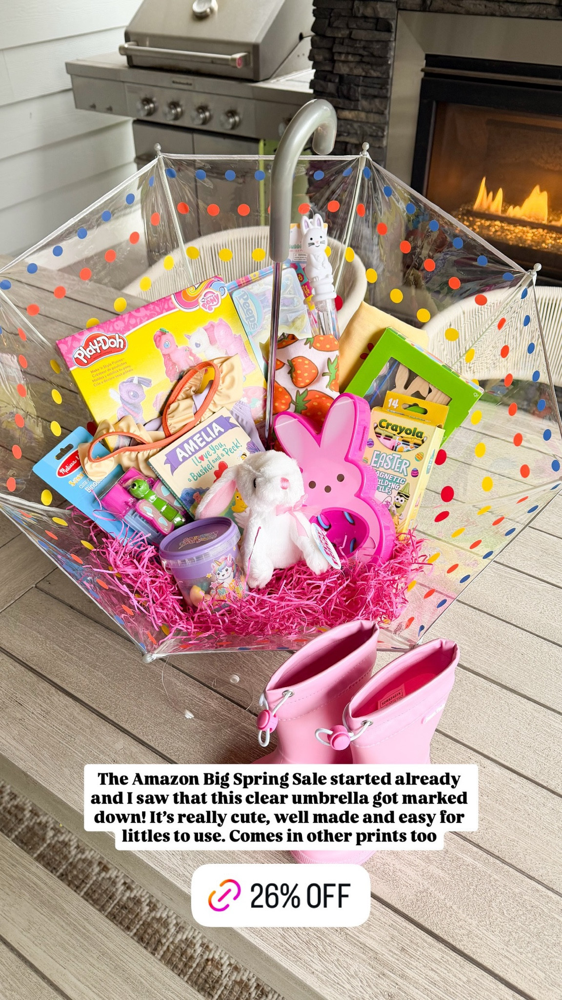 The Amazon Big Spring Sale started already and I saw that this clear umbrella got marked down! It's really cute, well made and easy for littles to use. Comes in other prints too! 26% Off

#LTKSeasonal #LTKSaleAlert #LTKKids