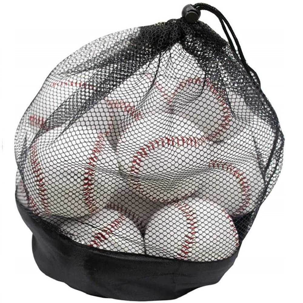 Tebery 12 Pack Standard Size Adult Baseballs Unmarked & Leather Covered Training Ball | Amazon (US)
