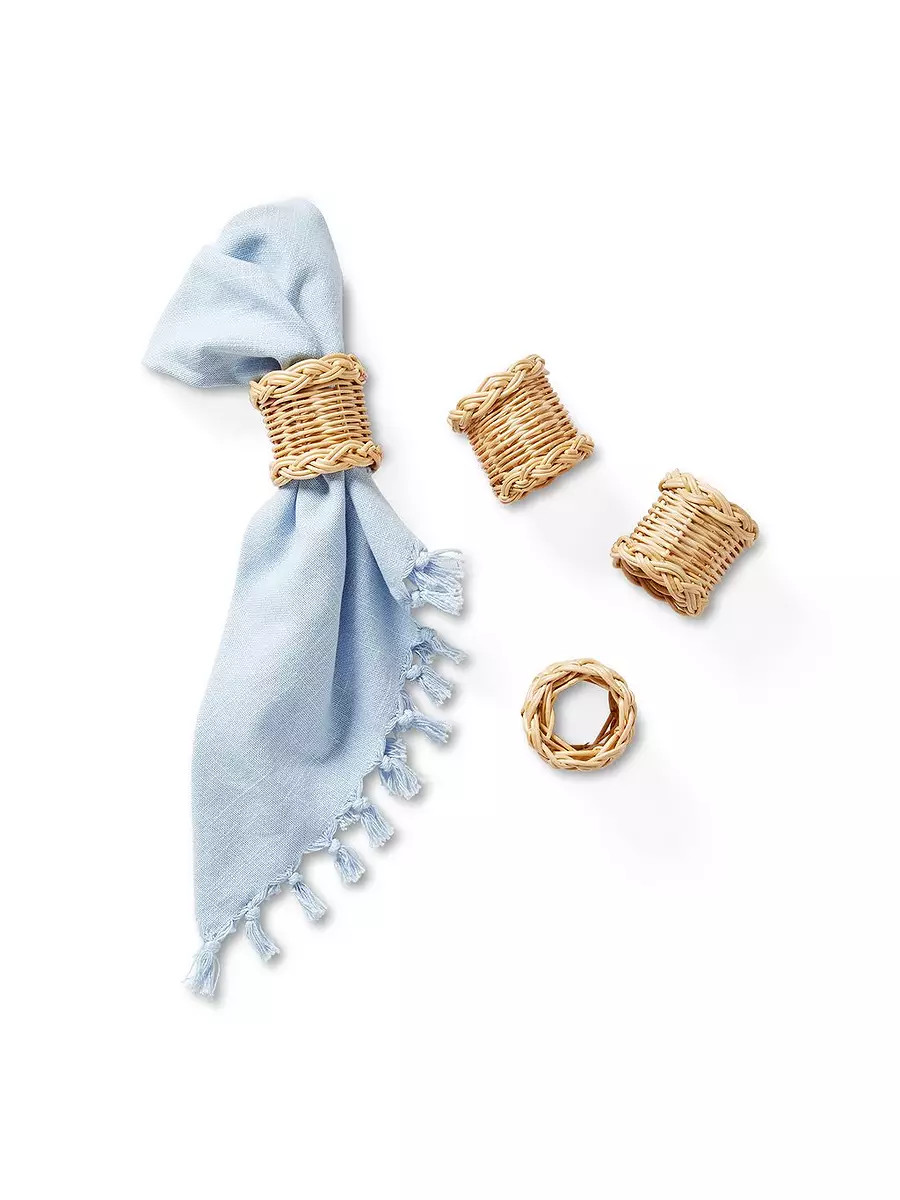 Laurel Napkin Rings (Set of 4) | Serena and Lily