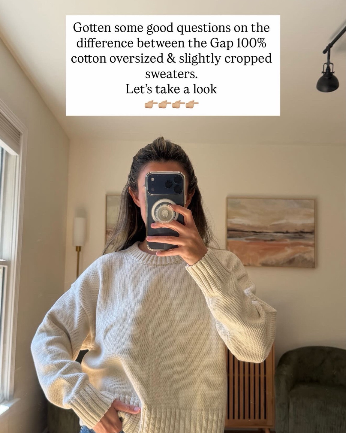 100% cotton gap oversized sweater reviews! 

#gap
#cottonsweaters
#fallfashion
#petitefashion

#LTKootd #LTKPetite