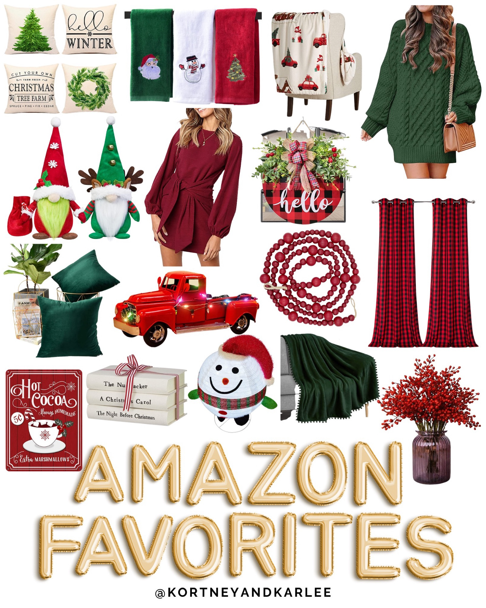 Amazon Favorites!

Kortney and Karlee | #kortneyandkarlee 

#LTKSeasonal #LTKunder50 #LTKstyletip