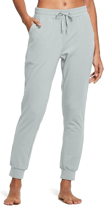 BALEAF Women's Sweatpants Joggers Cotton Yoga Lounge Sweat Pants Casual Running Tapered Pants wit... | Amazon (US)