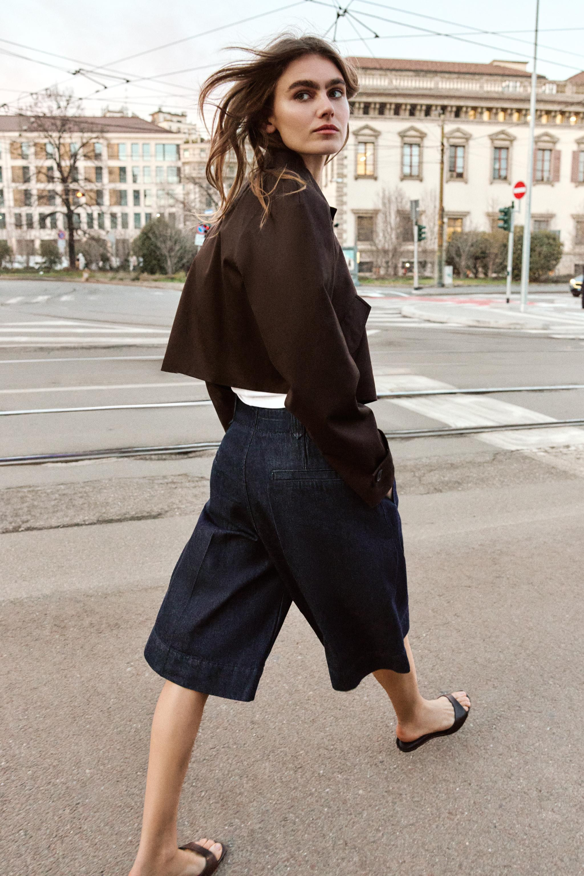 LONG PLEATED SHORTS | Zara US