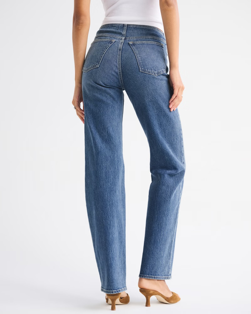Women's High Rise 90s Relaxed Jean | Women's Bottoms | Abercrombie.com | Abercrombie & Fitch (US)