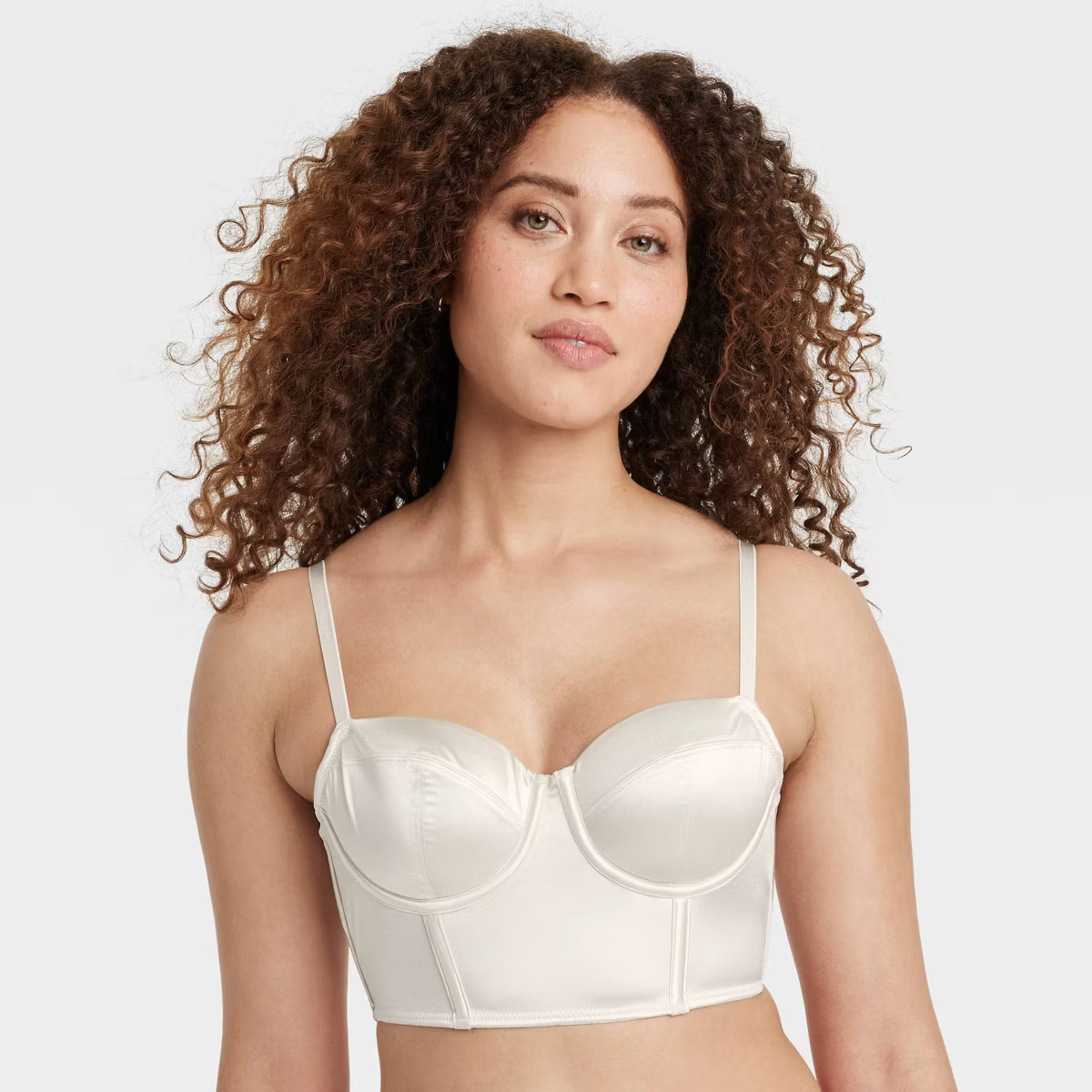 Women's Satin Lightly Lined Lingerie Corset - Auden™ | Target