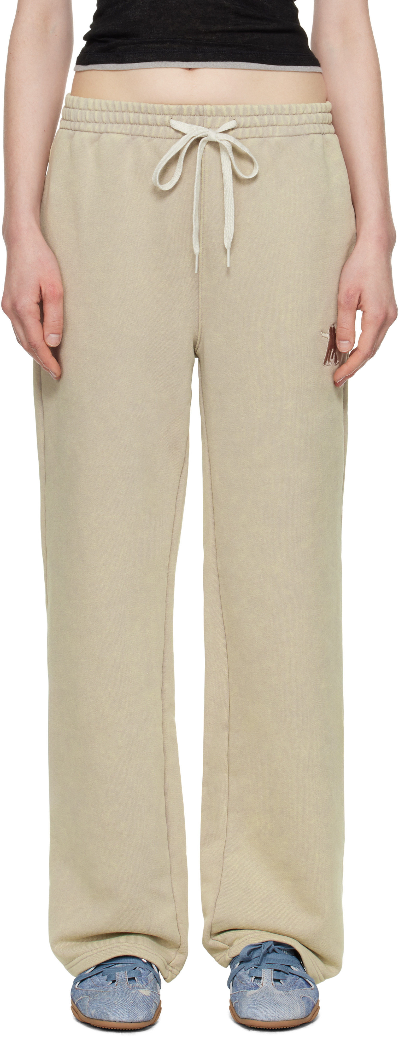 OPEN YY Beige Classic Lounge Pants | SSENSE