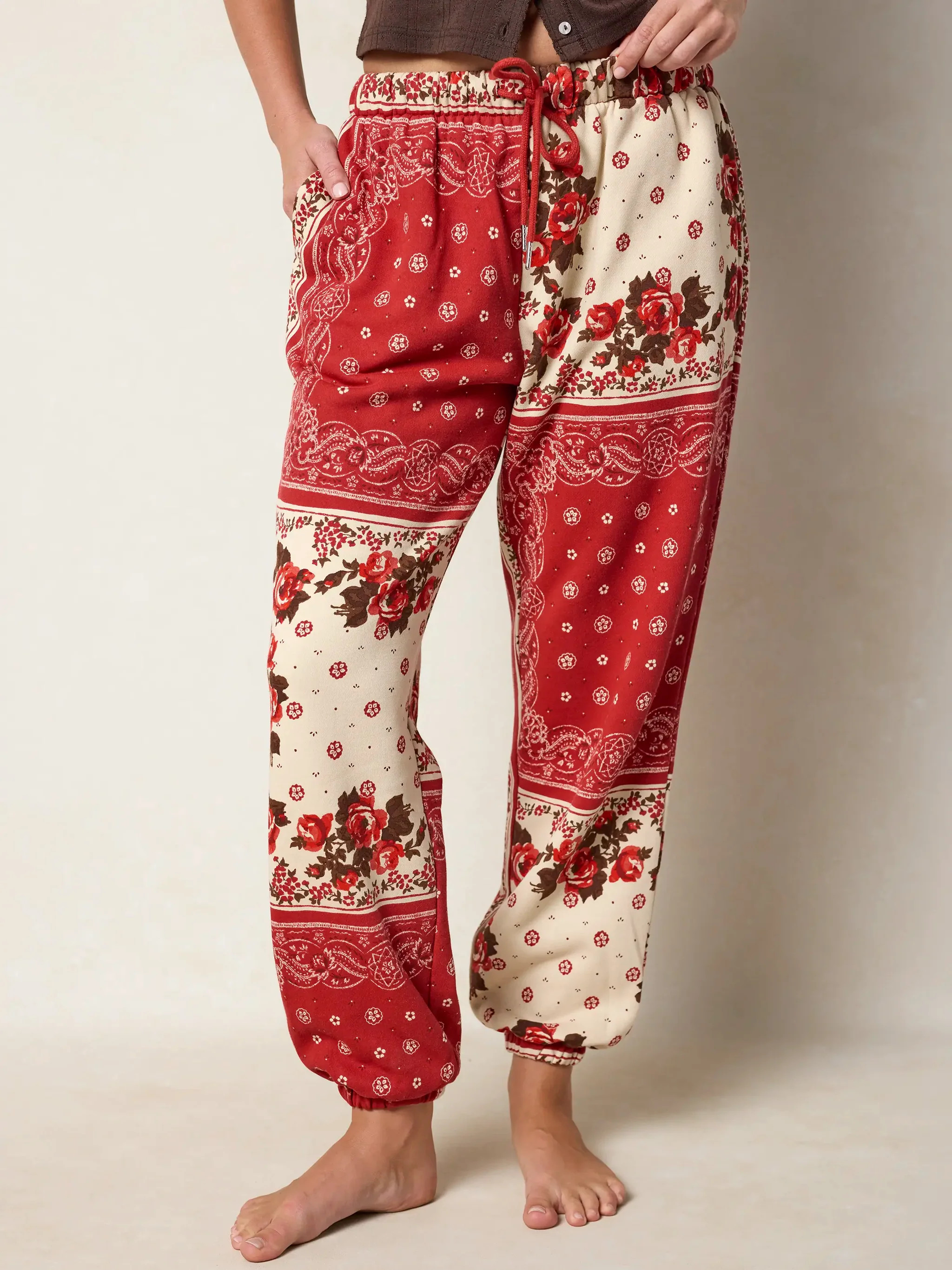 Printed Jogger Pants | Natural Life