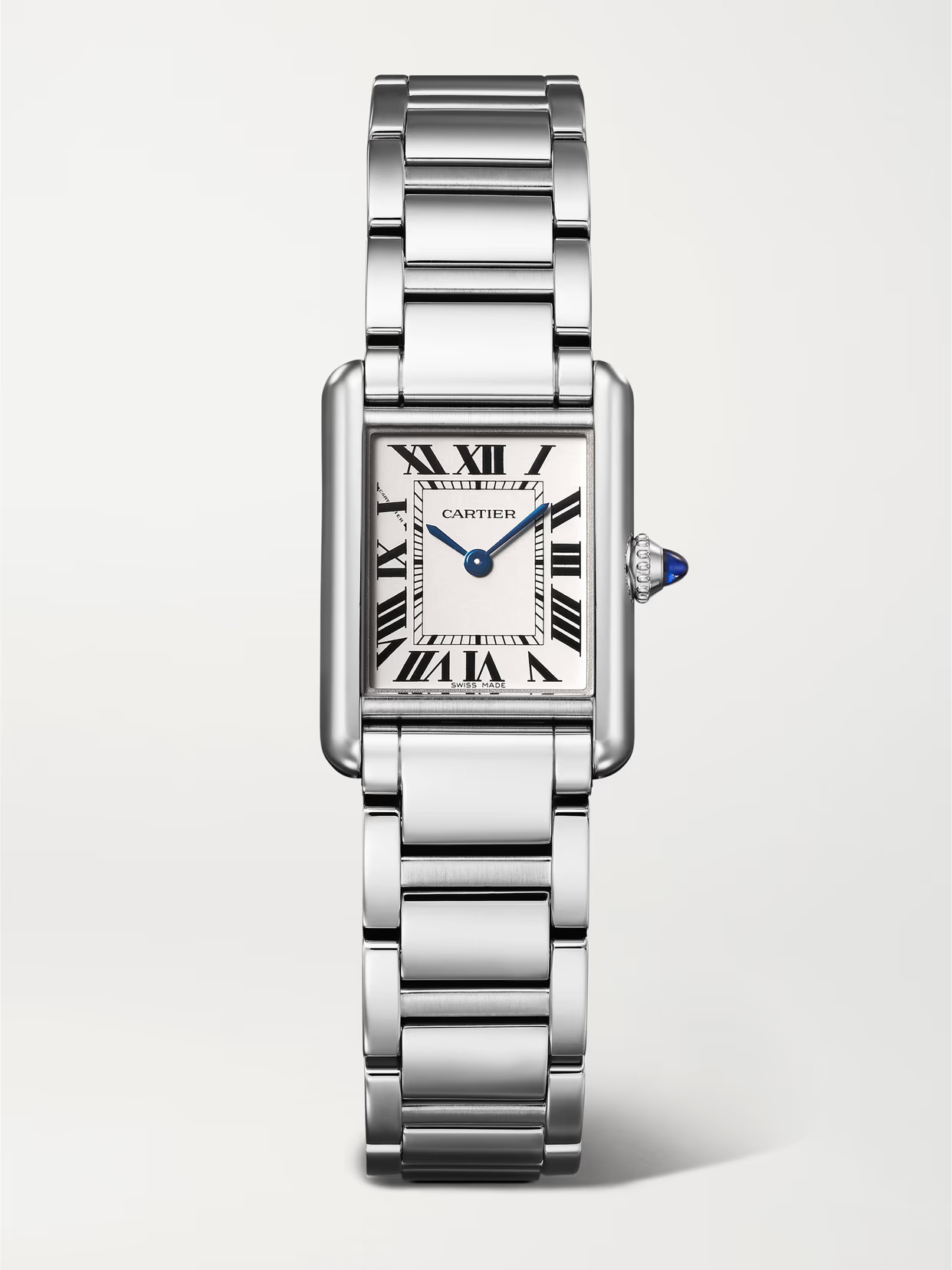 Cartier - Tank Must De Cartier 29.5mm Stainless Steel Watch - Silver | NET-A-PORTER (US)