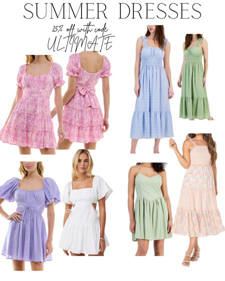 Summer dresses on sale 25% off with code ULTIMATEE

#LTKSeasonal #LTKFindsUnder50 #LTKStyleTip