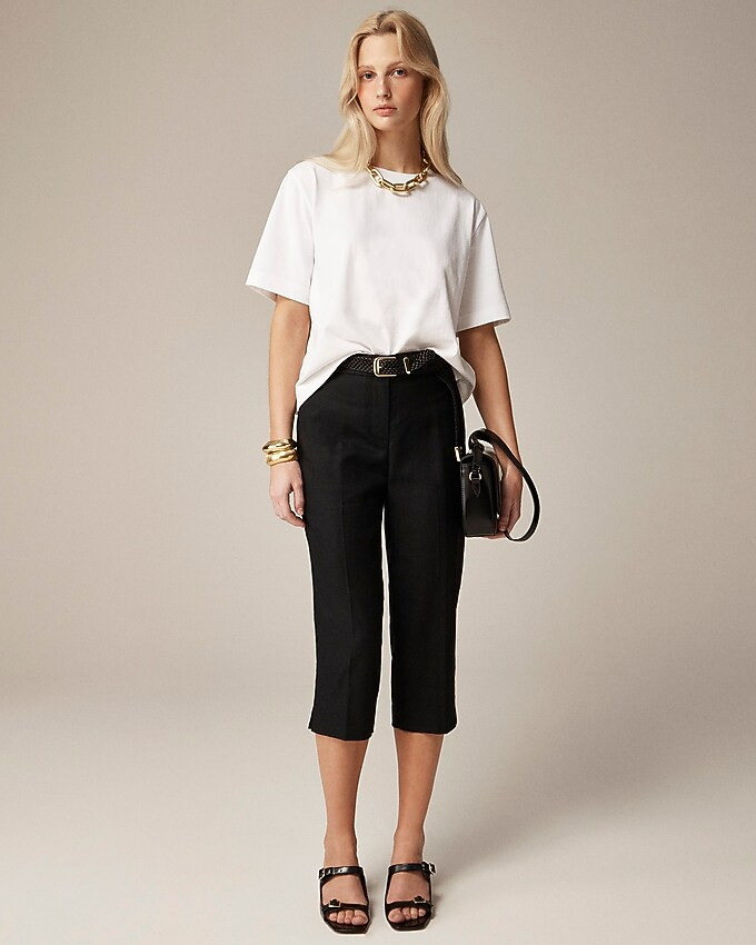 Kate capri pant in stretch linen blend | J. Crew US
