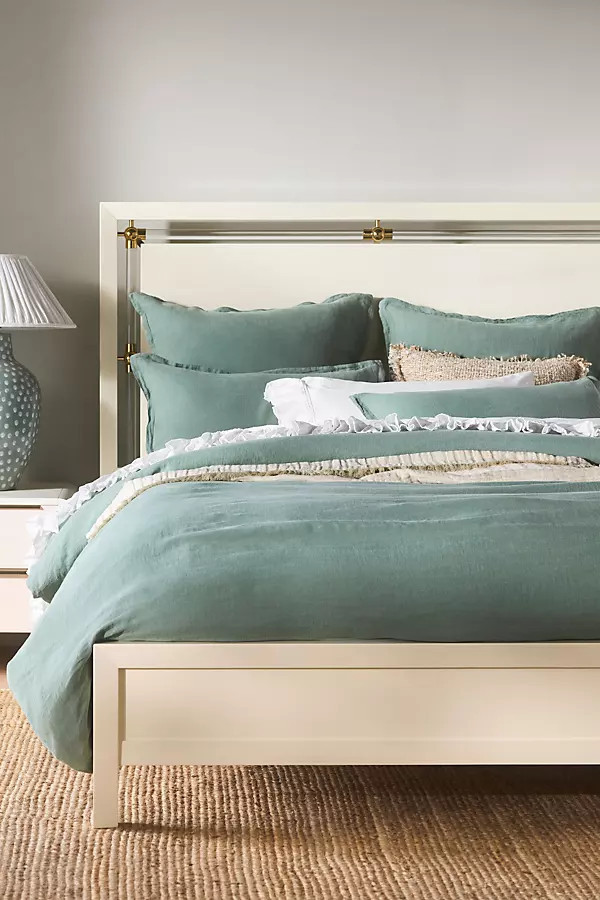 Washed Linen Duvet Coveru200b | Anthropologie (US)