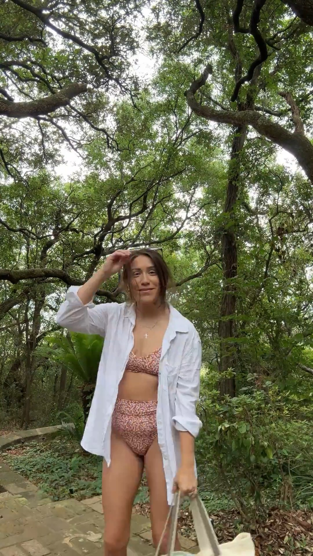 Linen button down beach fit to walk the 50 steps from our hotel to the beach!

#LTKPetite #LTKSwim #LTKootd