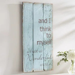 Dovecove Wonderful World Wall Décor | Wayfair | Wayfair North America